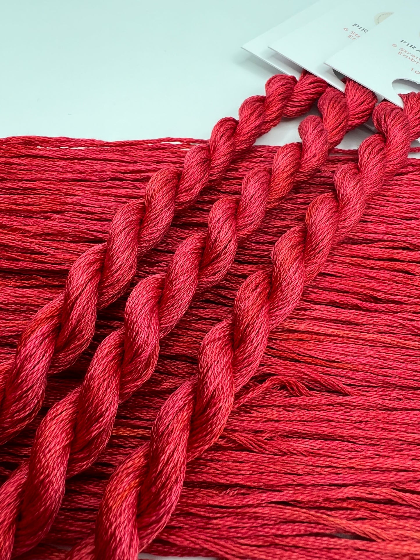 Tomato | Hand dyed, 6 Strand Embroidery Floss