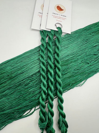 Fern | Hand dyed, 6 Strand Embroidery Floss