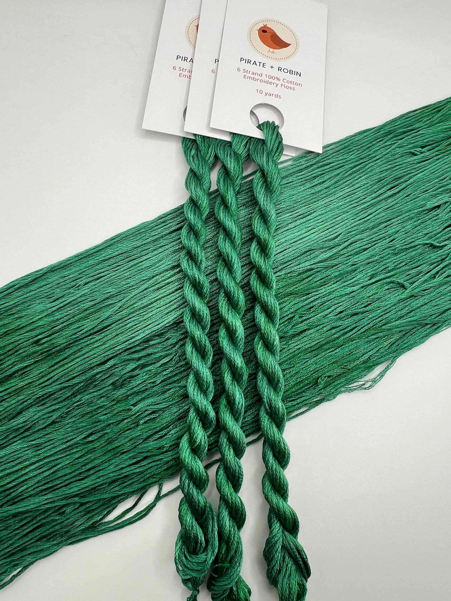 Fern | Size 20 Hand Dyed, 6 cord Cordonnet Thread