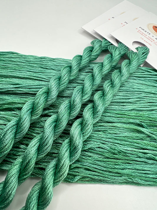 Pistachio | Hand dyed, 6 Strand Embroidery Floss