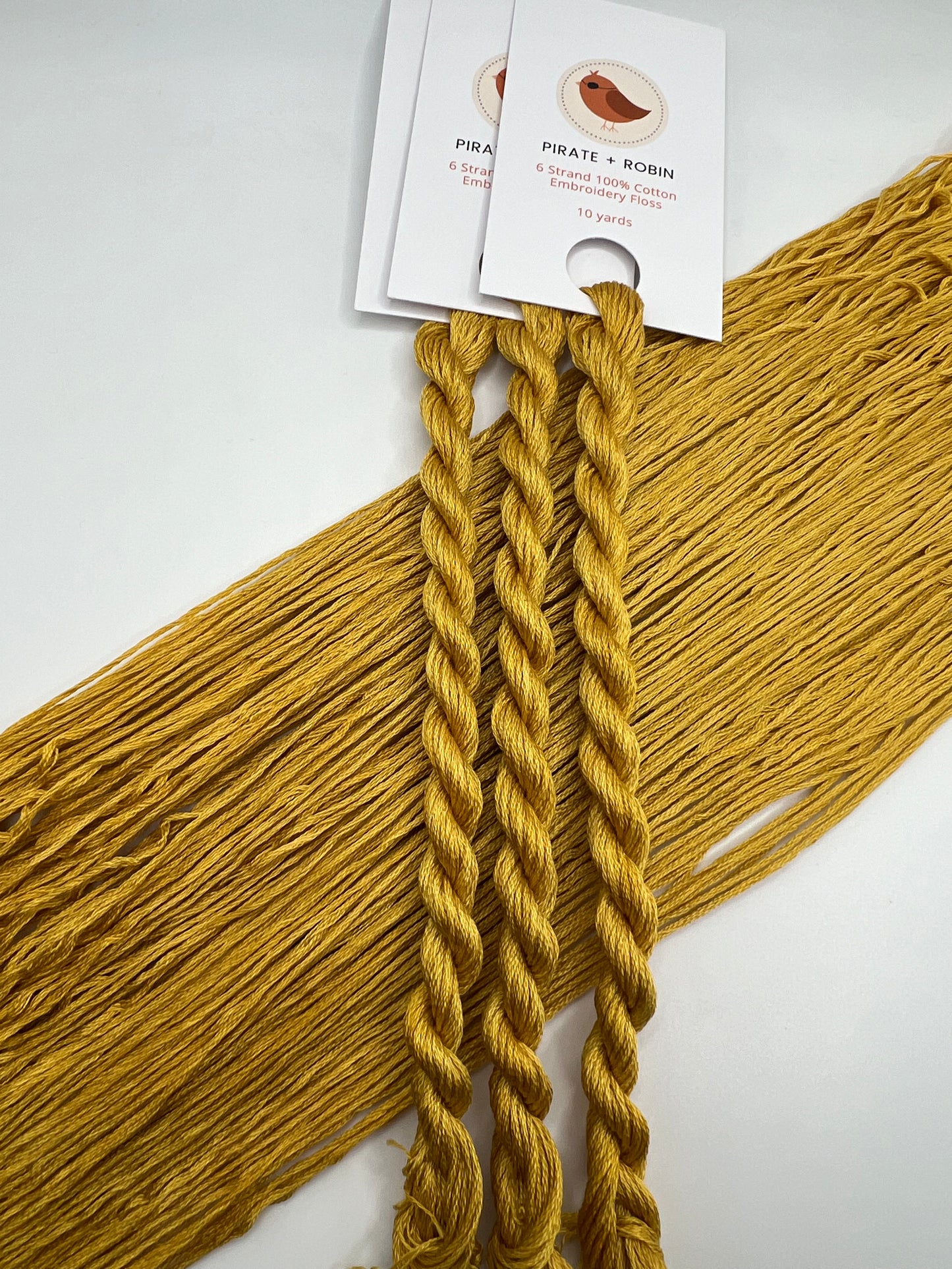 Flax | Hand dyed, 6 Strand Embroidery Floss