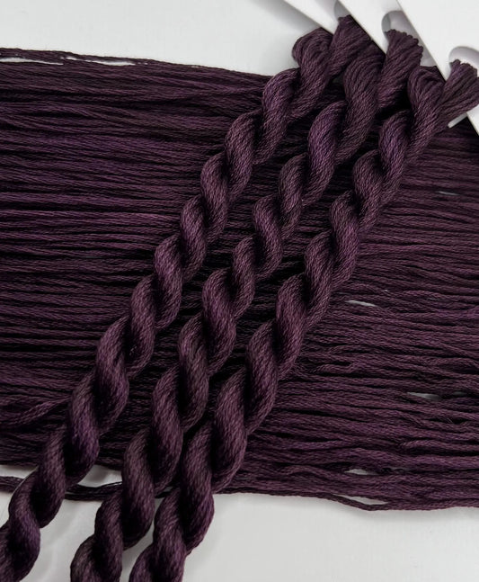 Aubergine | Hand dyed, 6 Strand Embroidery Floss