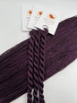 Aubergine | Size 20 Hand Dyed, 6 cord Cordonnet Thread