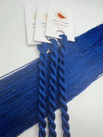 Azure | Hand dyed, 6 Strand Embroidery Floss