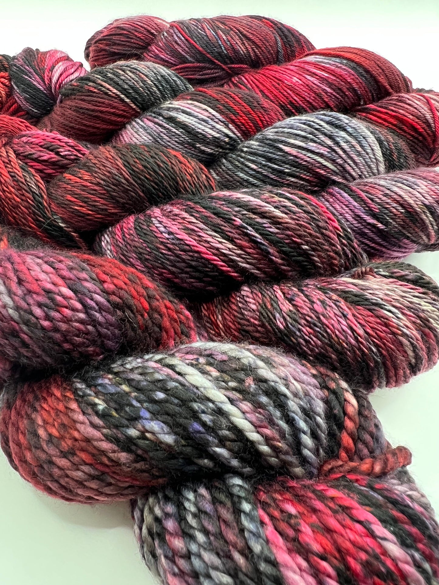 Black Cherry | Hand Dyed Yarn