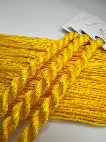 Butter | Size 20 Hand Dyed, 6 cord Cordonnet Thread