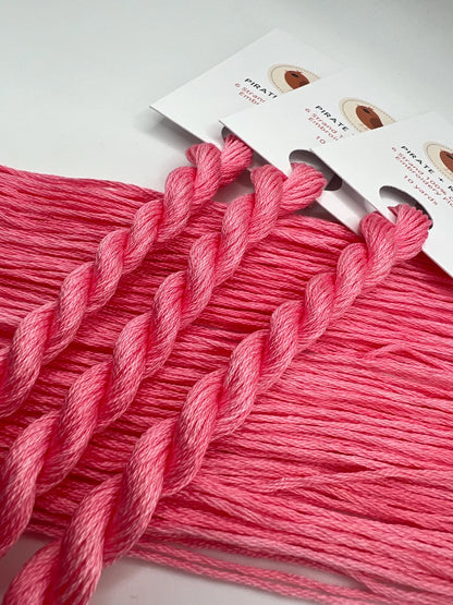 Carnation | Hand dyed, 6 Strand Embroidery Floss