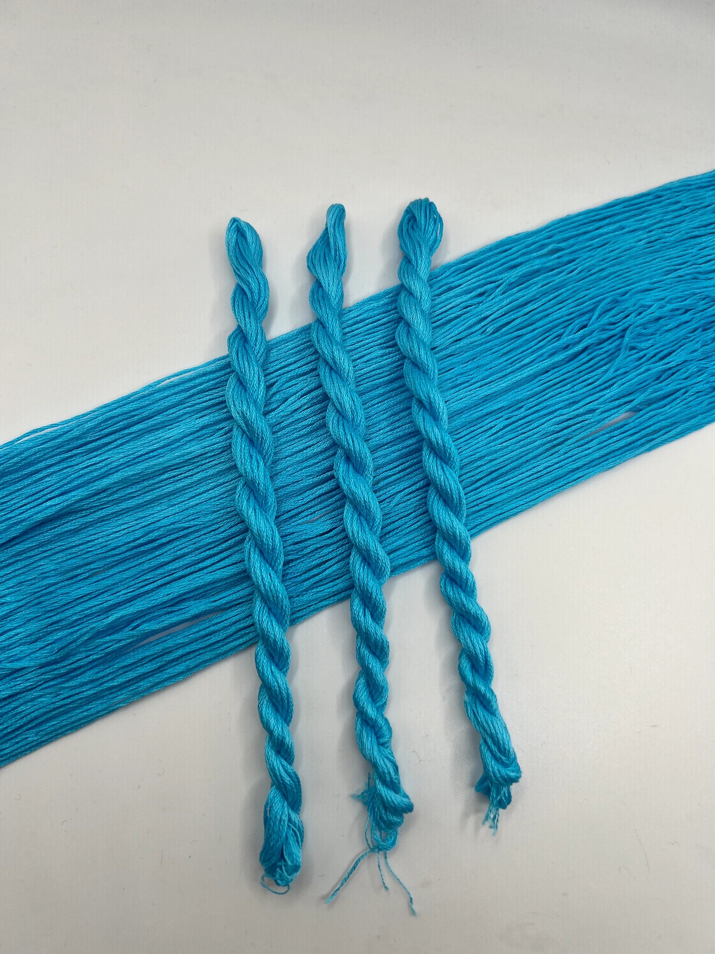 Celeste | Hand dyed, 6 Strand Embroidery Floss