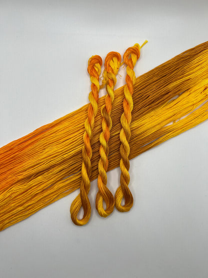 Daffodil | Size 20 Hand Dyed, 6 cord Cordonnet Thread