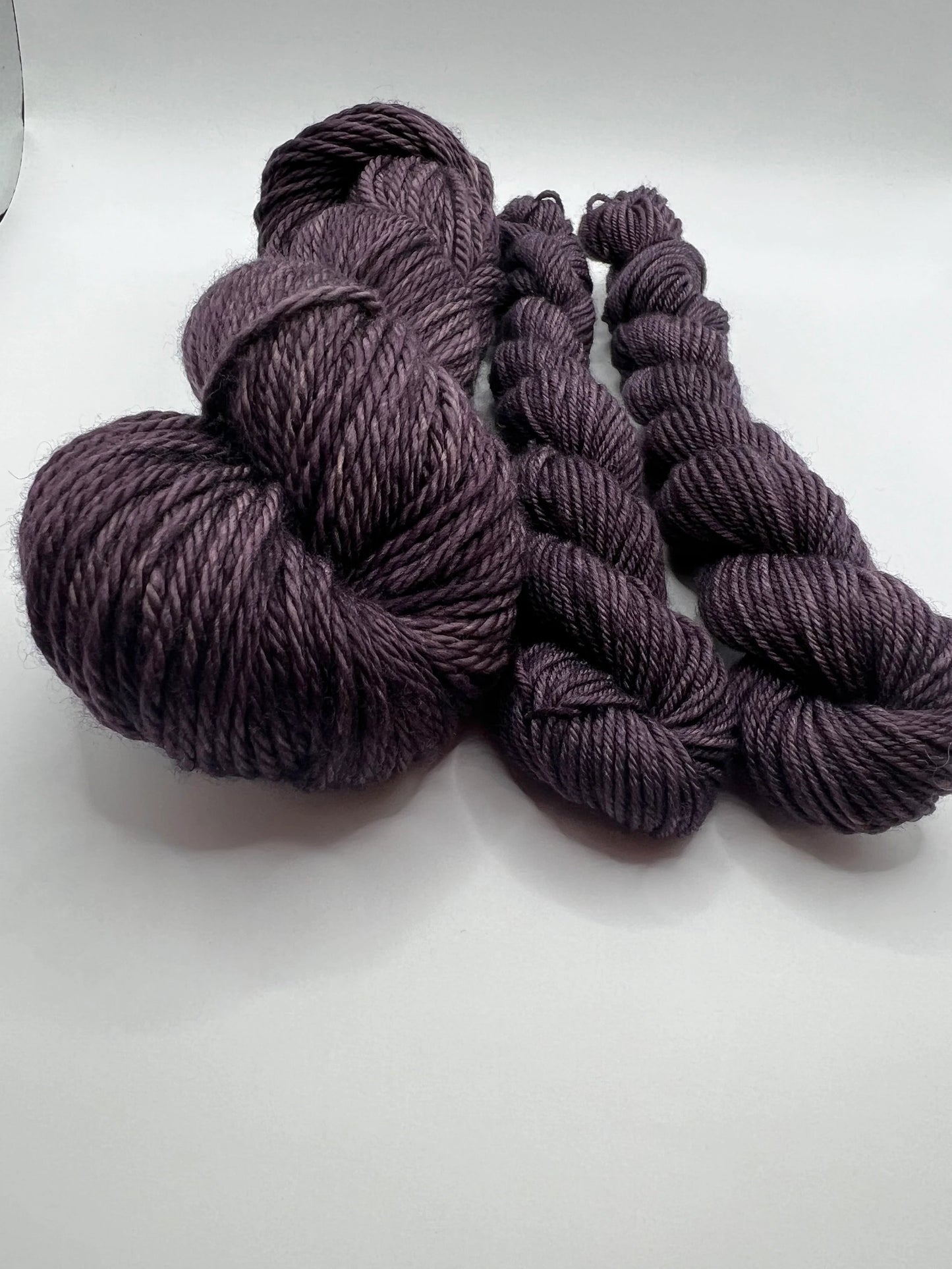 Eggplant Mini | Superwash Merino Yarn Minis