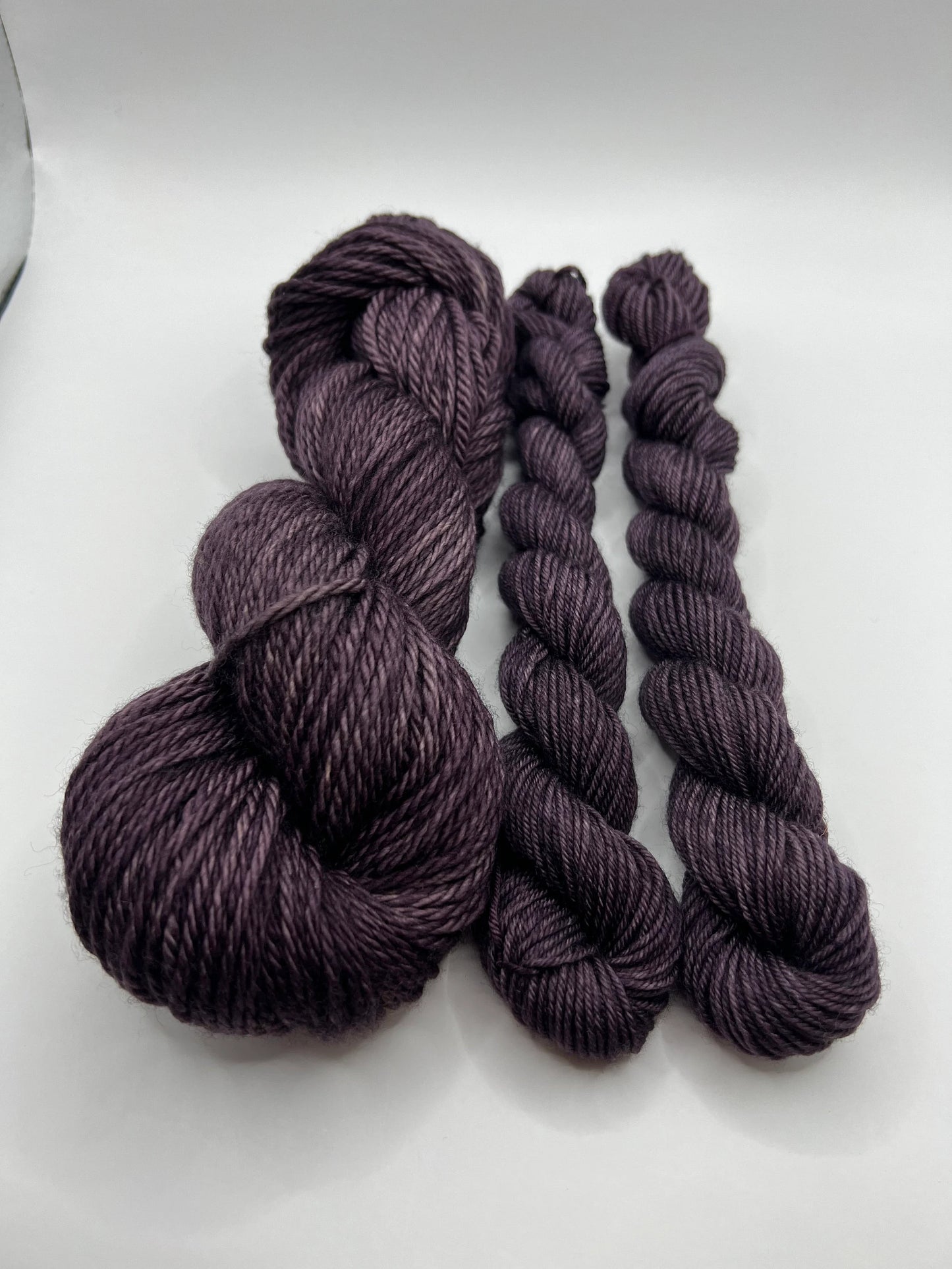 Eggplant Mini | Superwash Merino Yarn Minis