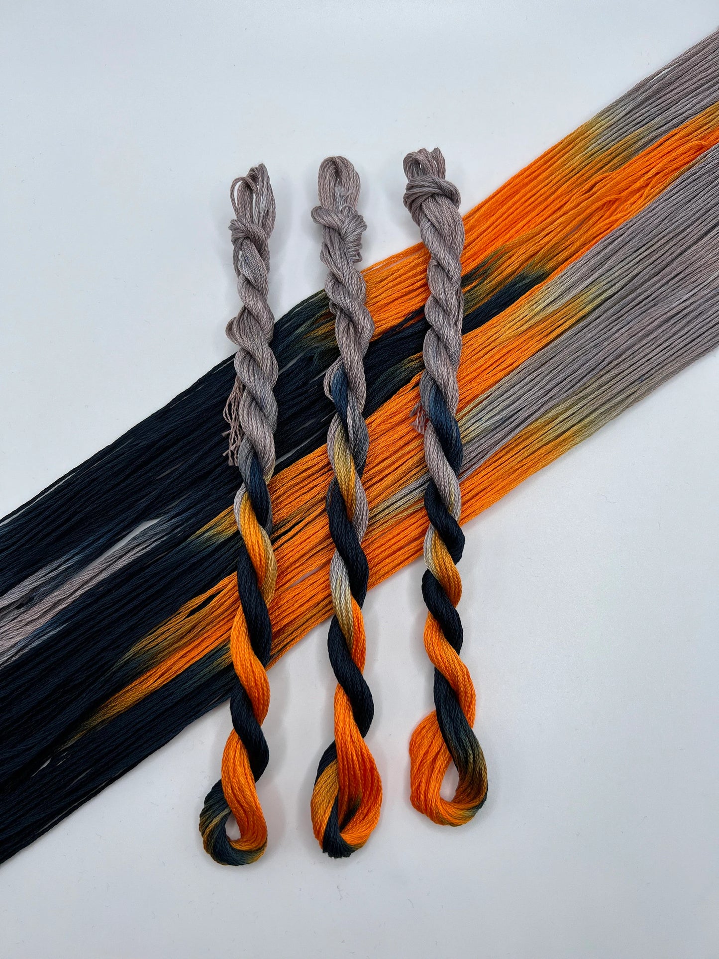 Elder Tiger | Hand dyed, 6 Strand Embroidery Floss