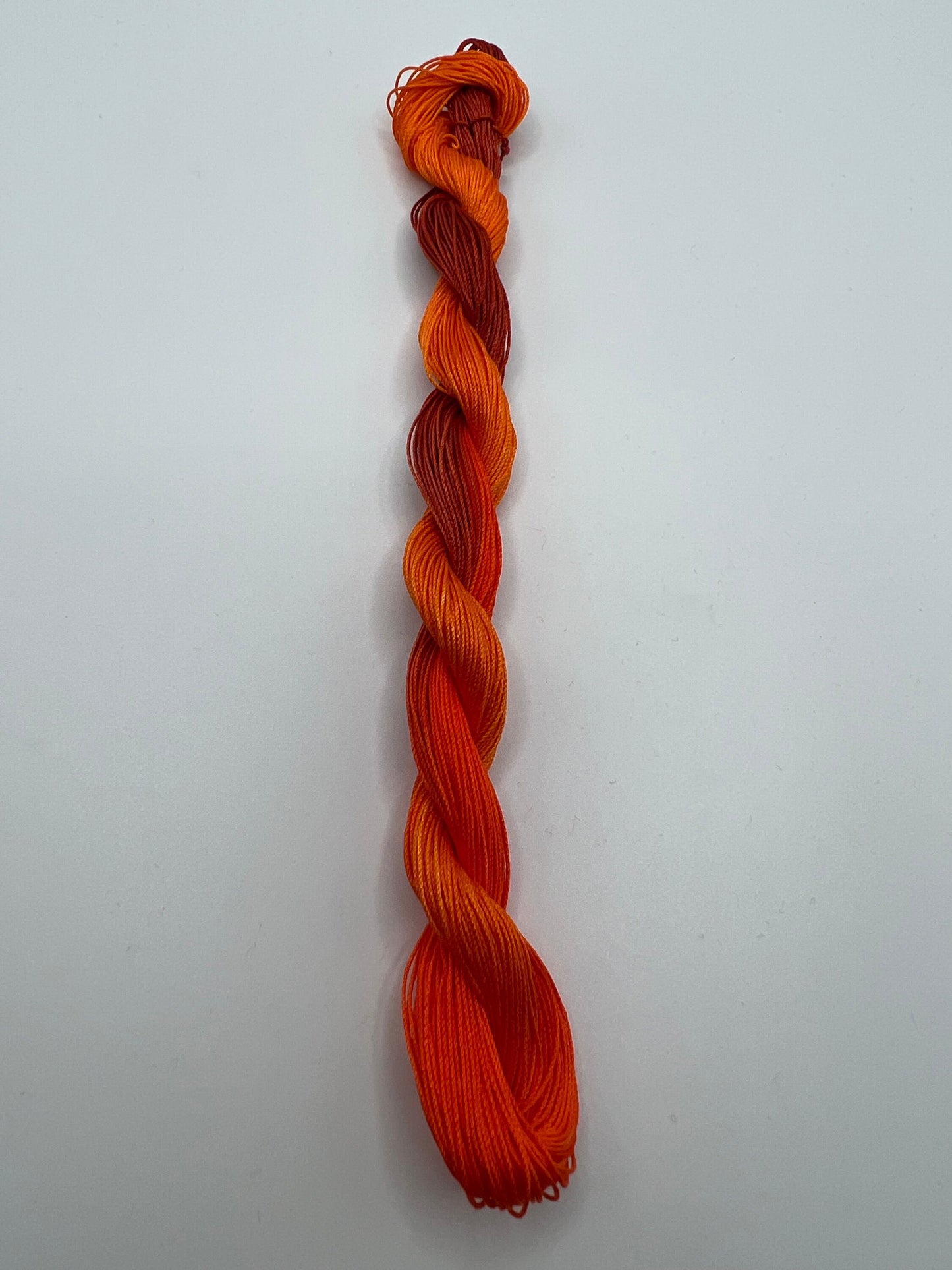 Ember | Size 20 Hand Dyed, 6 cord Cordonnet Thread