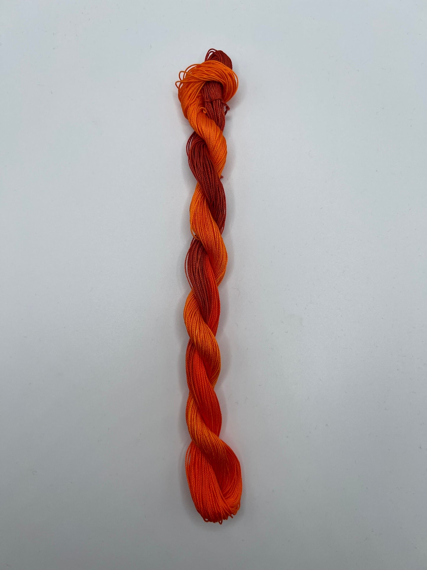 Ember | Size 20 Hand Dyed, 6 cord Cordonnet Thread