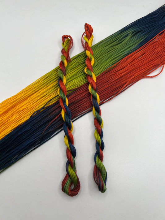 Fantasy | Hand dyed, 6 Strand Embroidery Floss