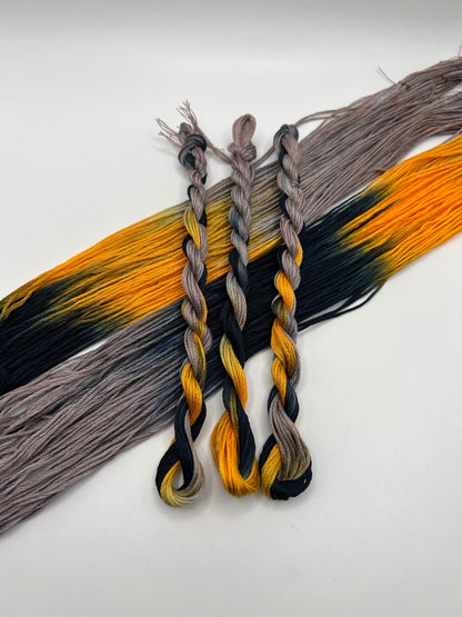 Fenrir | Hand dyed, 6 Strand Embroidery Floss