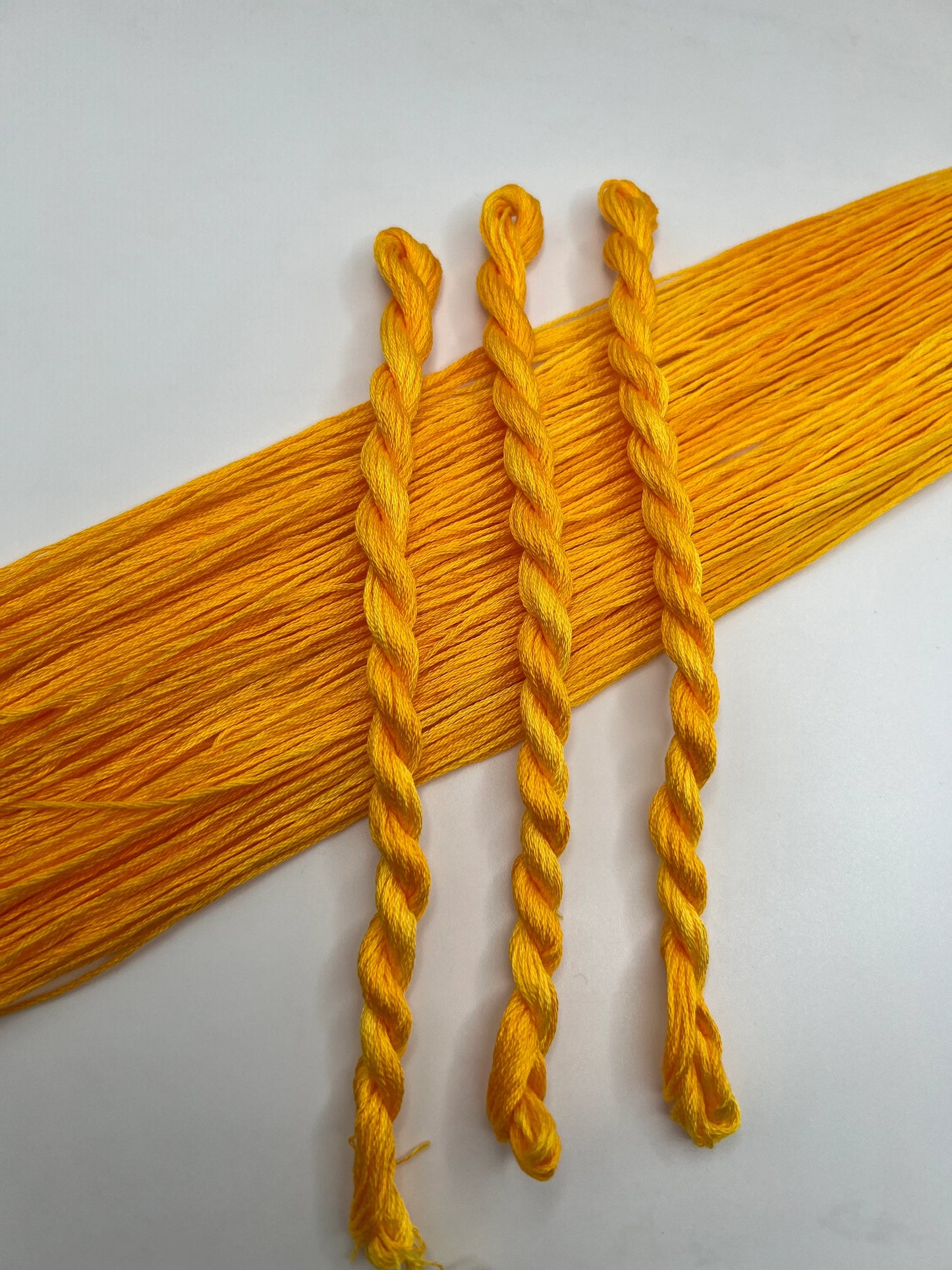 Gold | Hand dyed, 6 Strand Embroidery Floss