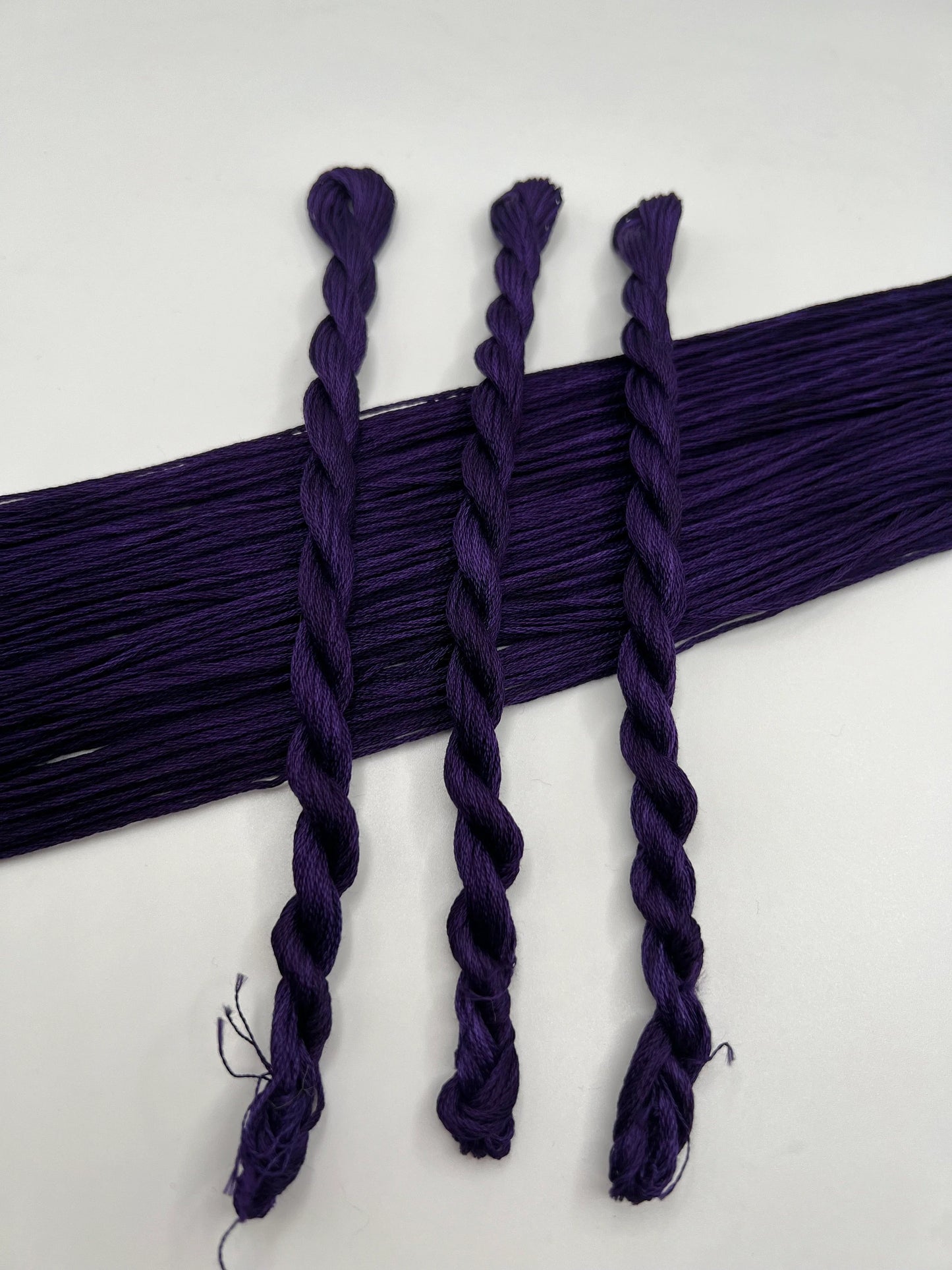 Imperial Purple | Hand dyed, 6 Strand Embroidery Floss