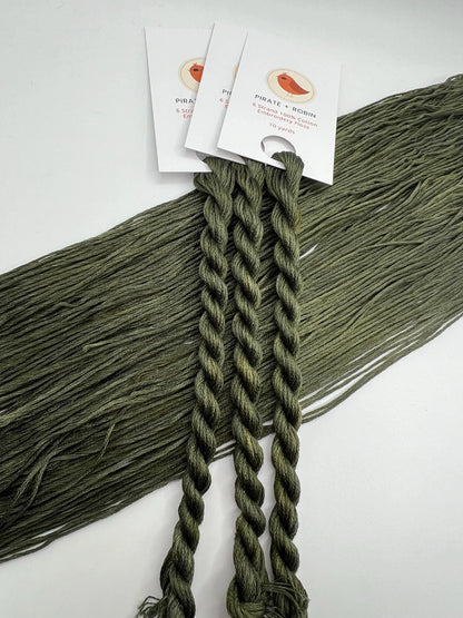 Jungle | Hand dyed, 6 Strand Embroidery Floss