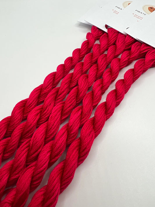 Magenta | Hand dyed, 6 Strand Embroidery Floss