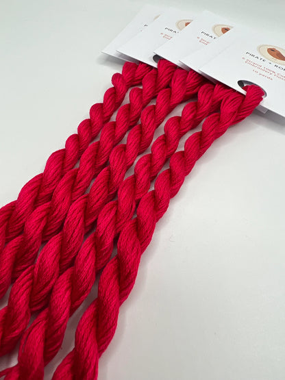 Magenta | Hand dyed, 6 Strand Embroidery Floss