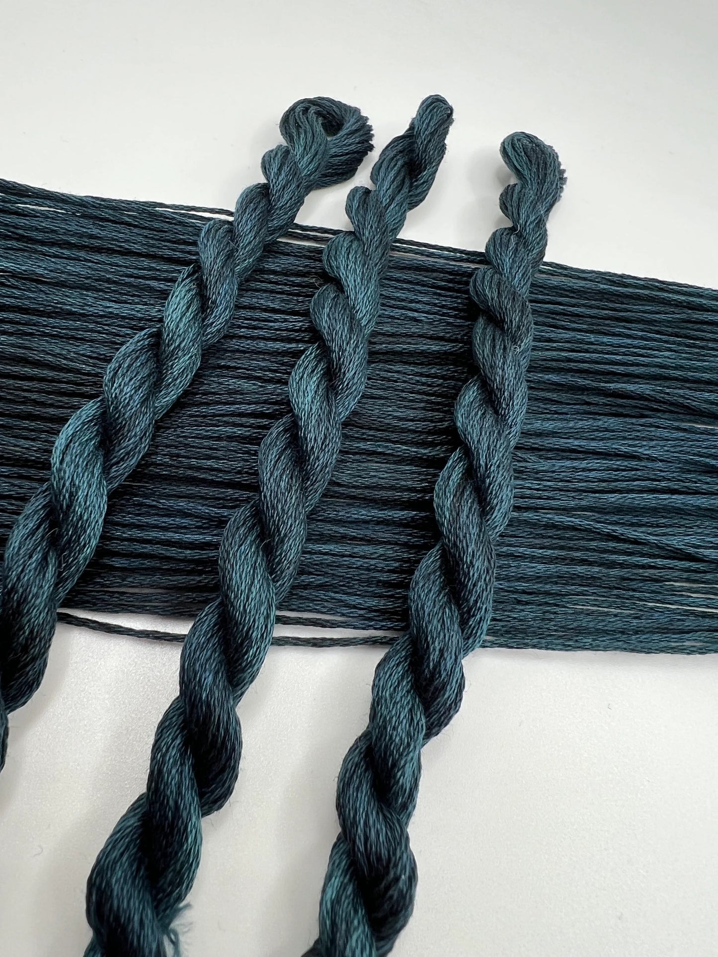 Midnight Blue | Hand dyed, 6 Strand Embroidery Floss