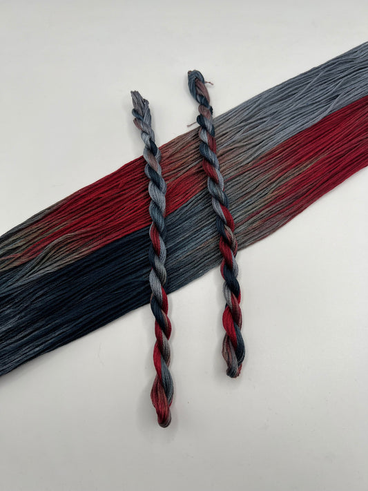 Mystery | Hand dyed, 6 Strand Embroidery Floss