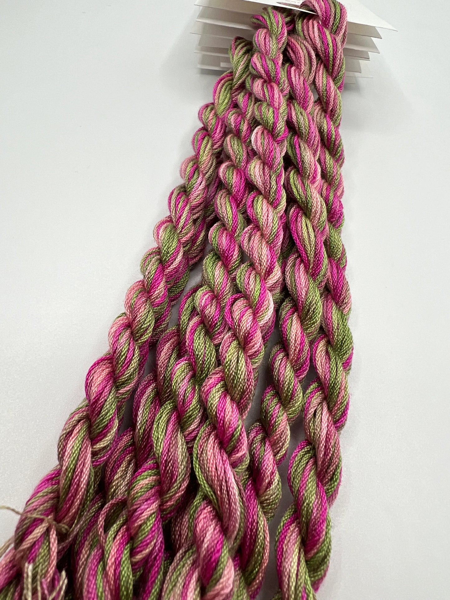 Oleander | 6 Strand Silk Embroidery Floss, Hand Dyed