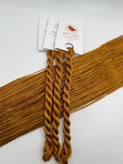 Palomino | Hand dyed, 6 Strand Embroidery Floss