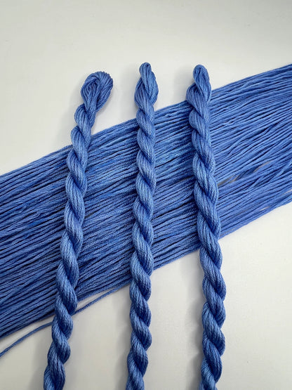 Periwinkle | Hand dyed, 6 Strand Embroidery Floss