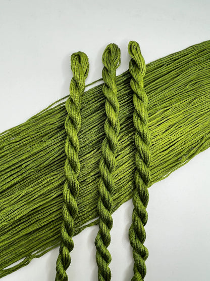 Pickle | Hand dyed, 6 Strand Embroidery Floss