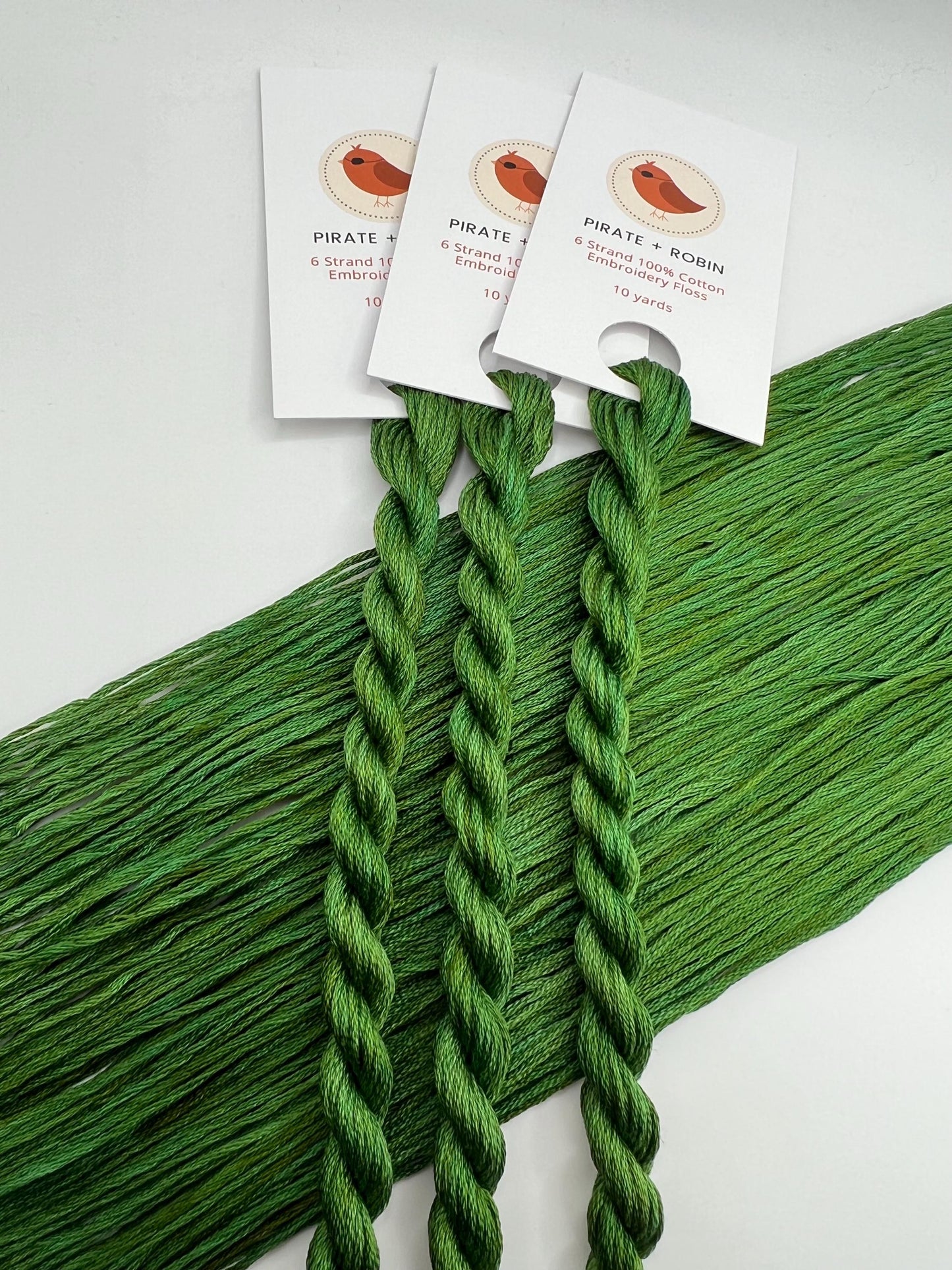 Pine | Hand dyed, 6 Strand Embroidery Floss