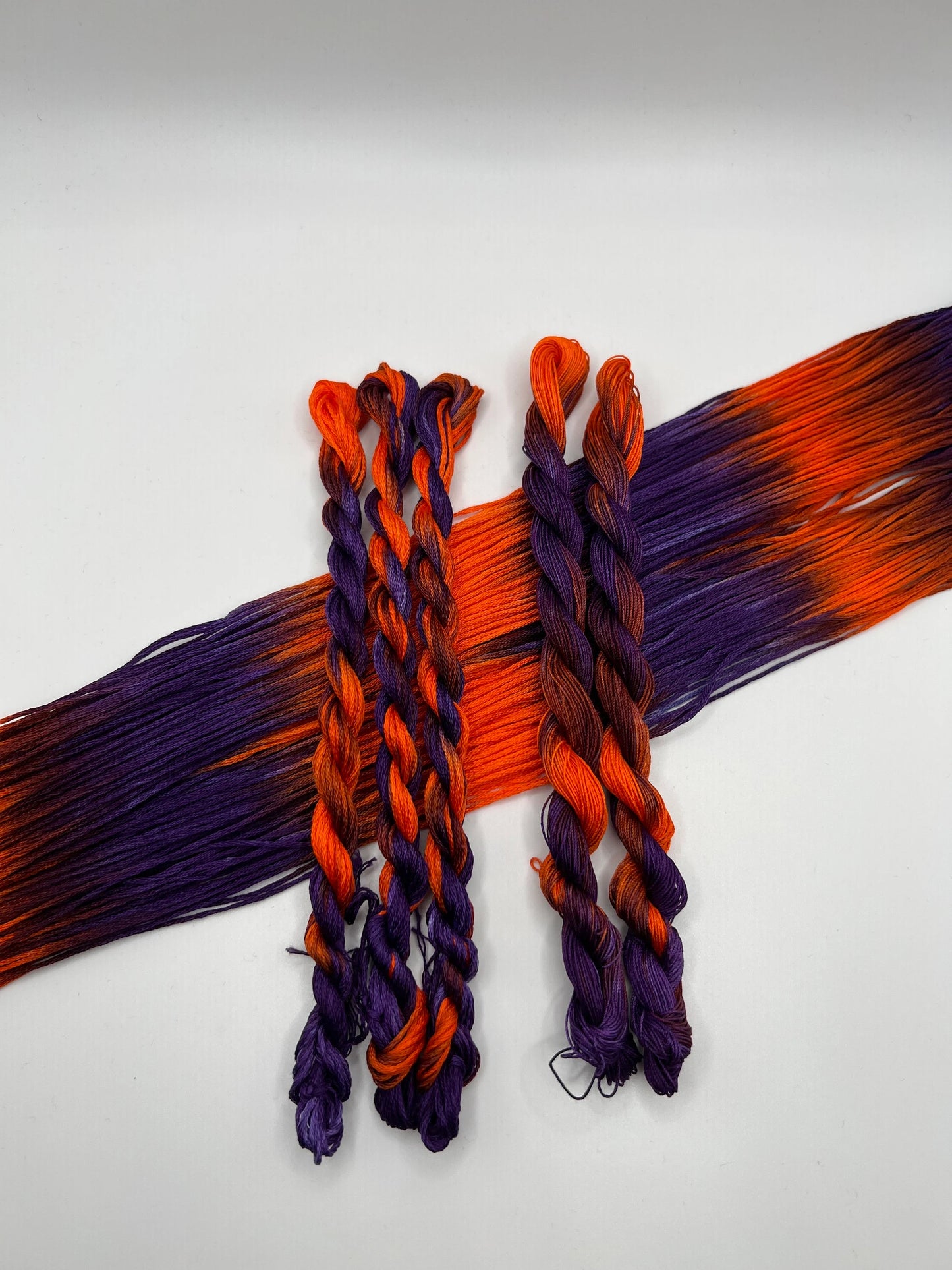 Pumpkin Witch | Size 20 Hand Dyed, 6 cord Cordonnet Thread