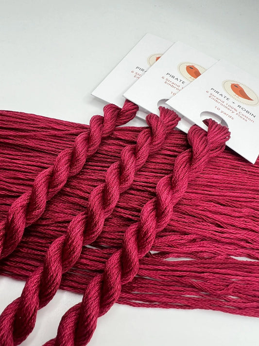 Raisin | Hand dyed, 6 Strand Embroidery Floss