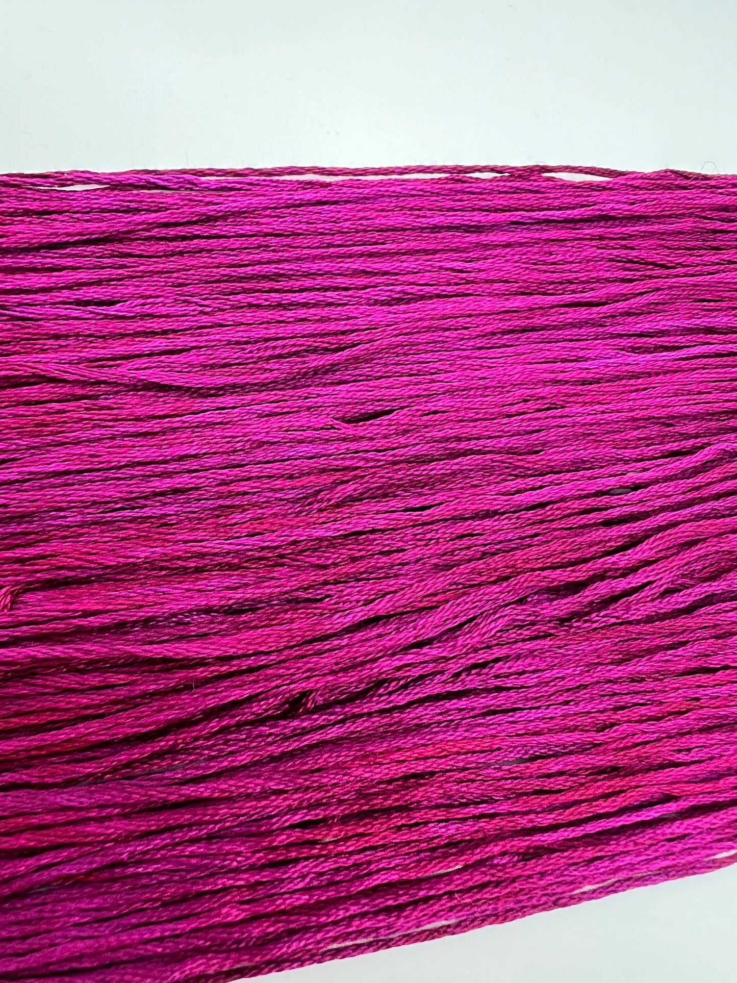 Raspberry | Hand dyed, 6 Strand Embroidery Floss