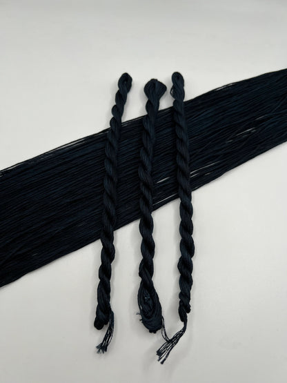 Raven | Hand dyed, 6 Strand Embroidery Floss