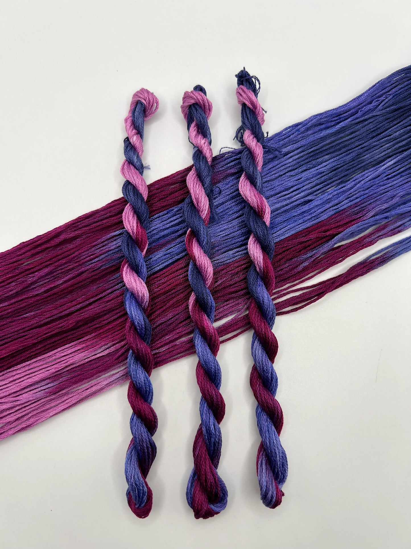 Razzle Dazzle | Hand dyed, 6 Strand Embroidery Floss