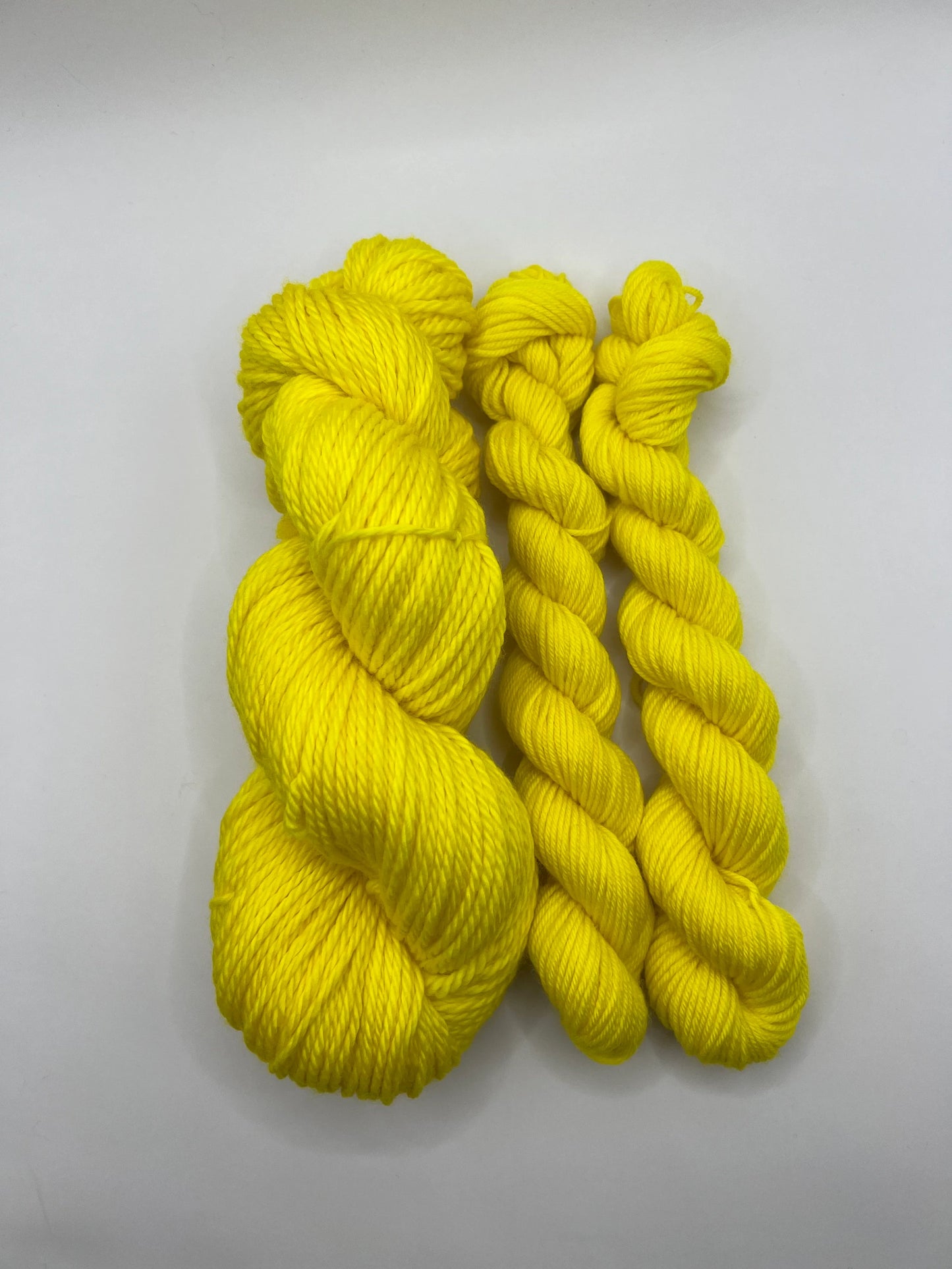 Safety Yellow | Hand Dyed Yarn