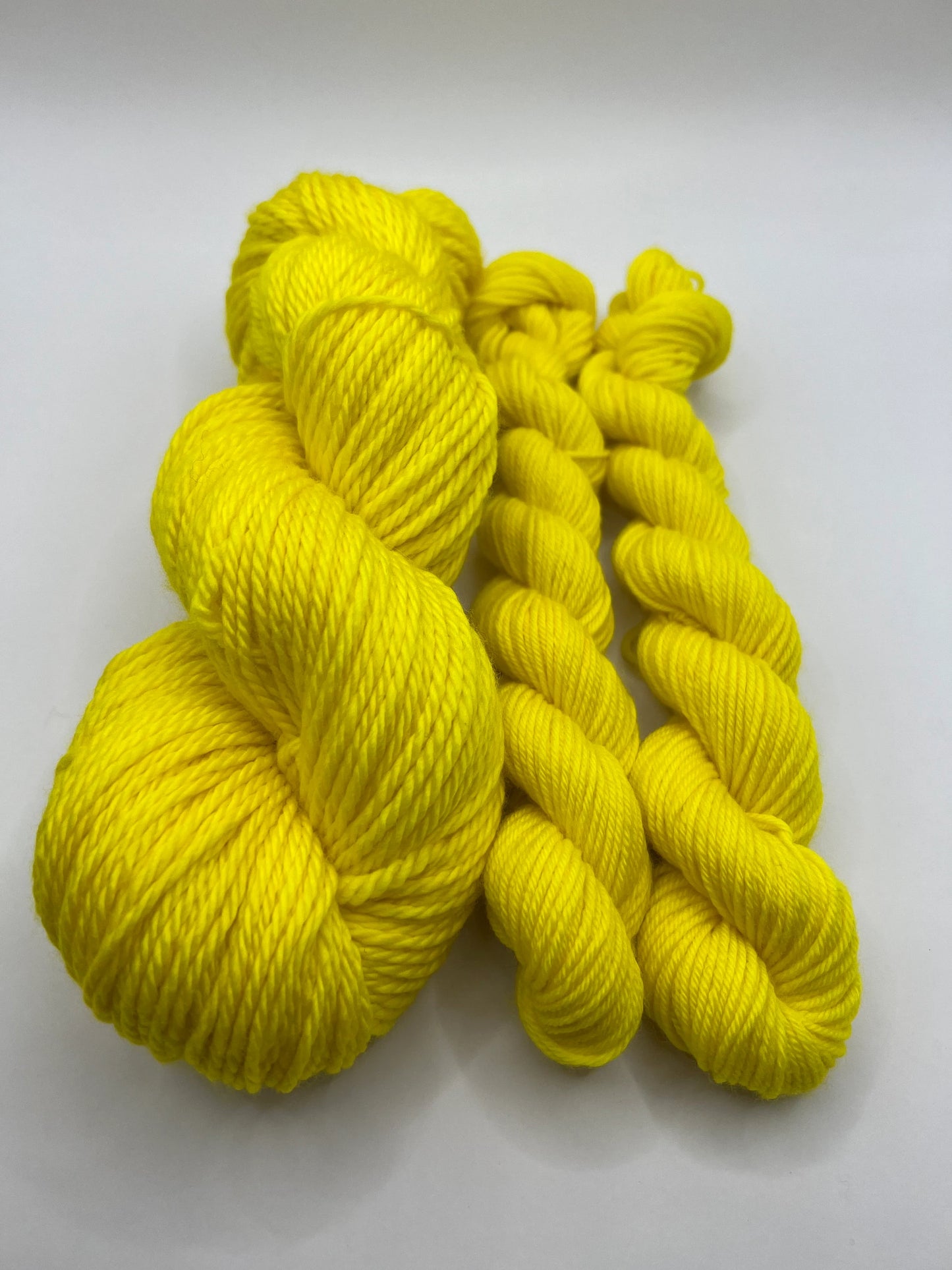 Safety Yellow | Hand Dyed Yarn