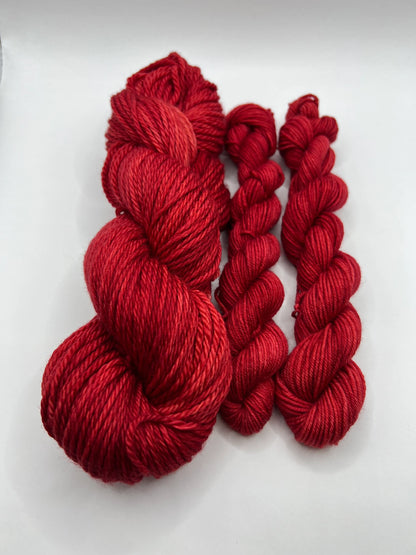 Scarlet Mini | Superwash Merino Yarn Minis