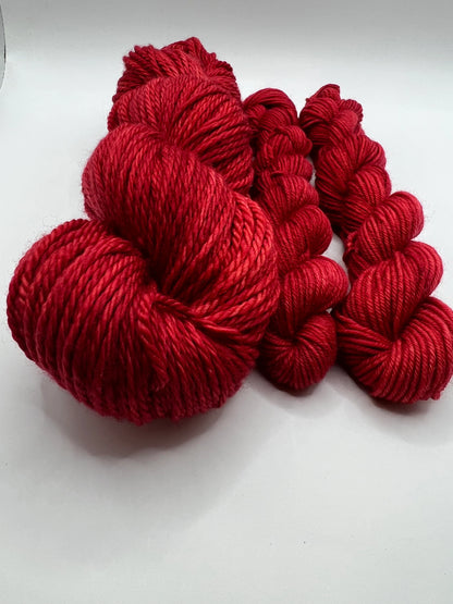 Scarlet Mini | Superwash Merino Yarn Minis