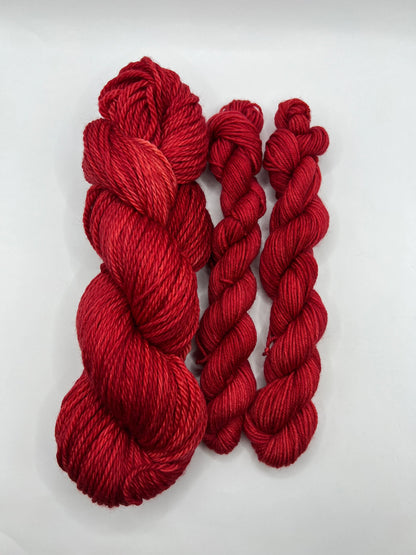 Scarlet Mini | Superwash Merino Yarn Minis