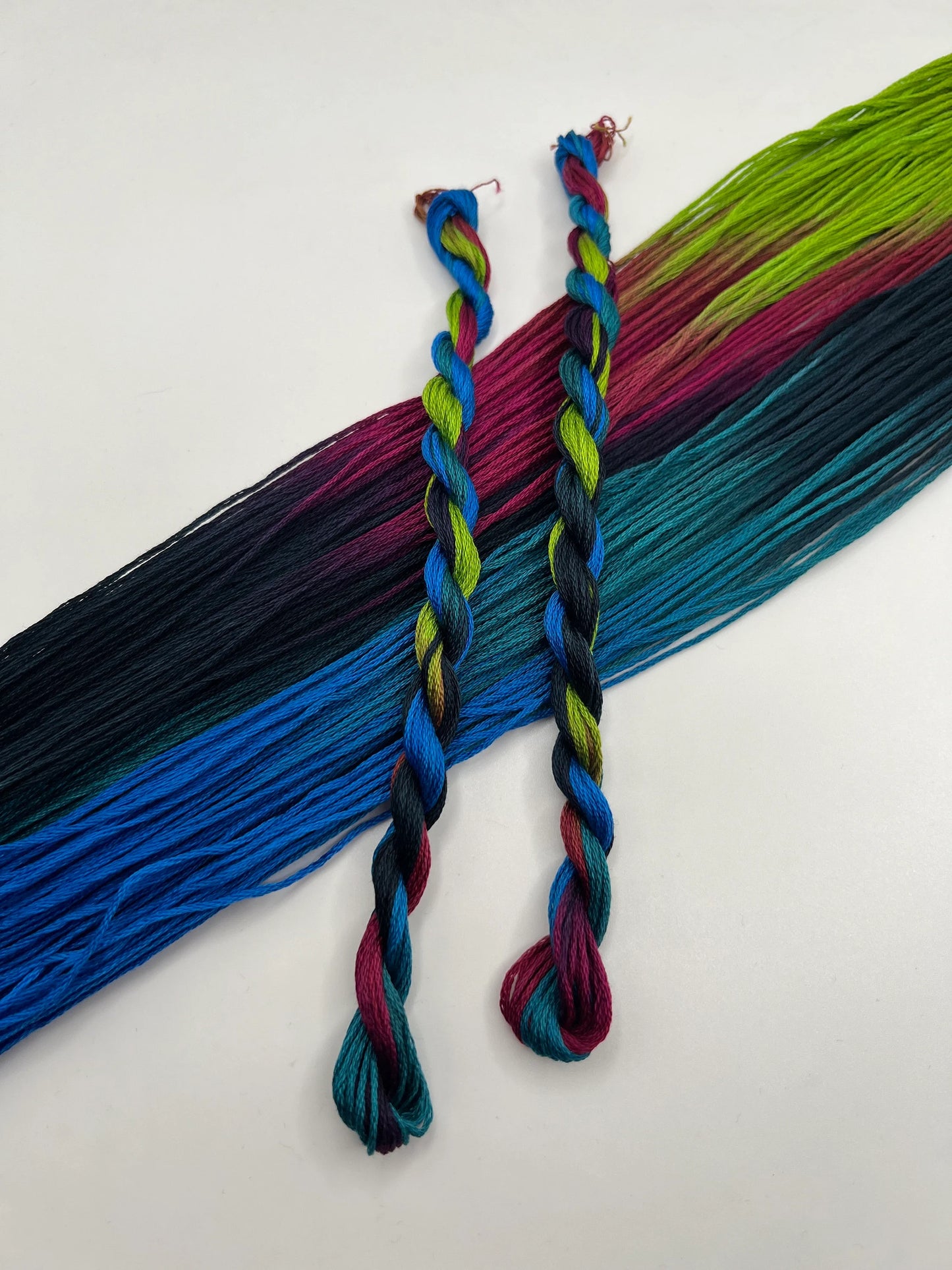 Sci-Fi | Size 20 Hand Dyed, 6 cord Cordonnet Thread