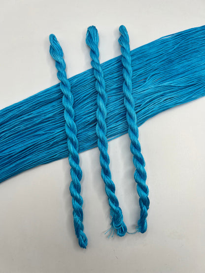 Sky | Hand dyed, 6 Strand Embroidery Floss