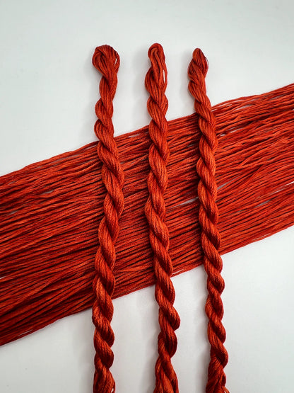 Spice | Hand dyed, 6 Strand Embroidery Floss