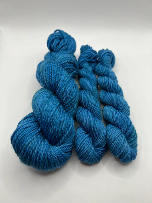 Steel Blue Mini | Superwash Merino Yarn Minis