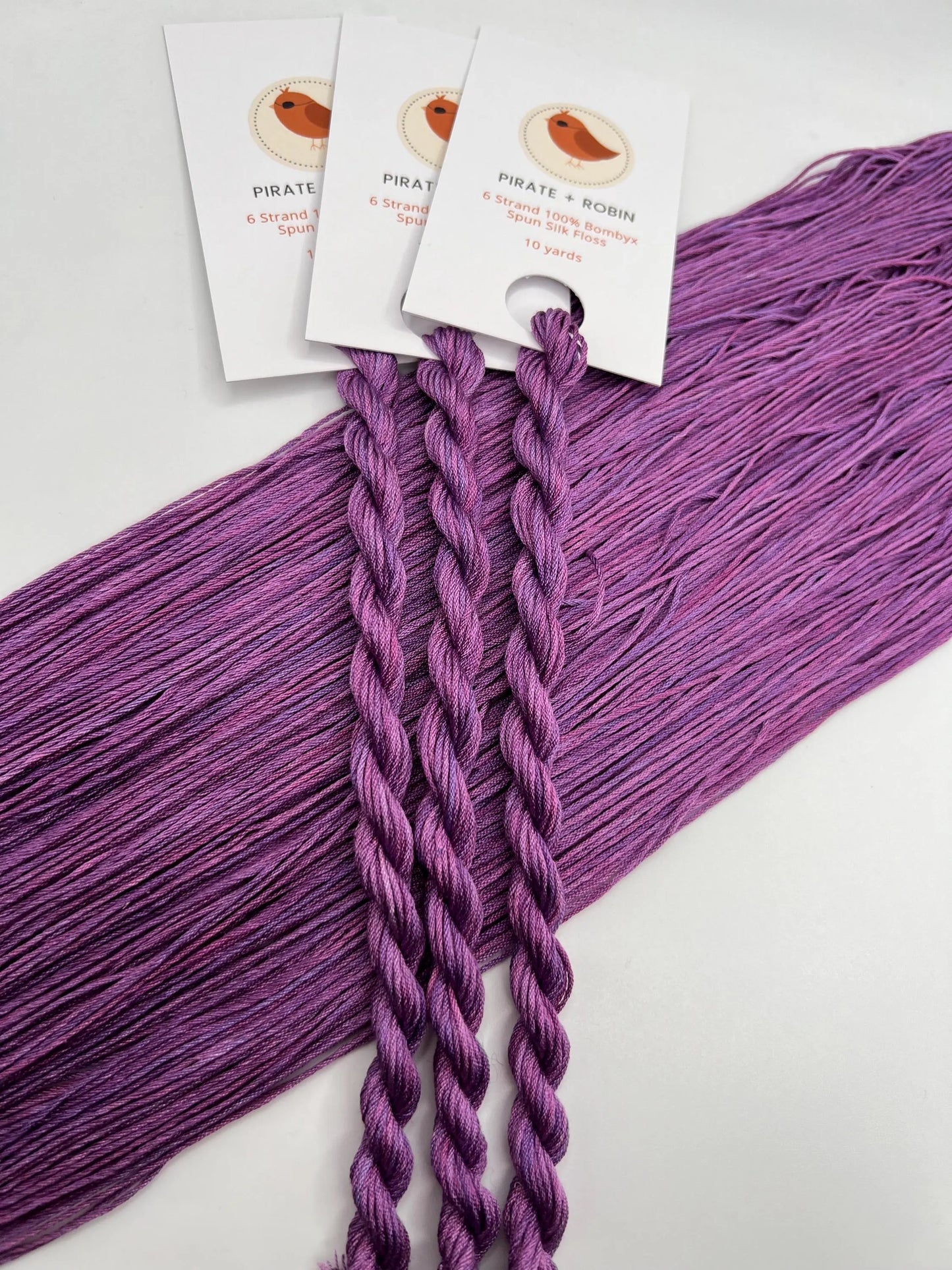 Sugar Plum Fairy | 6 Strand Silk Embroidery Floss, Hand Dyed