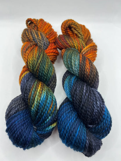 Sunset Blue | Hand Dyed Yarn