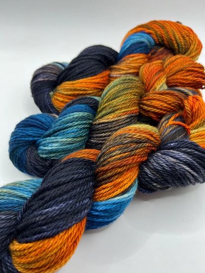 Sunset Blue | Hand Dyed Yarn