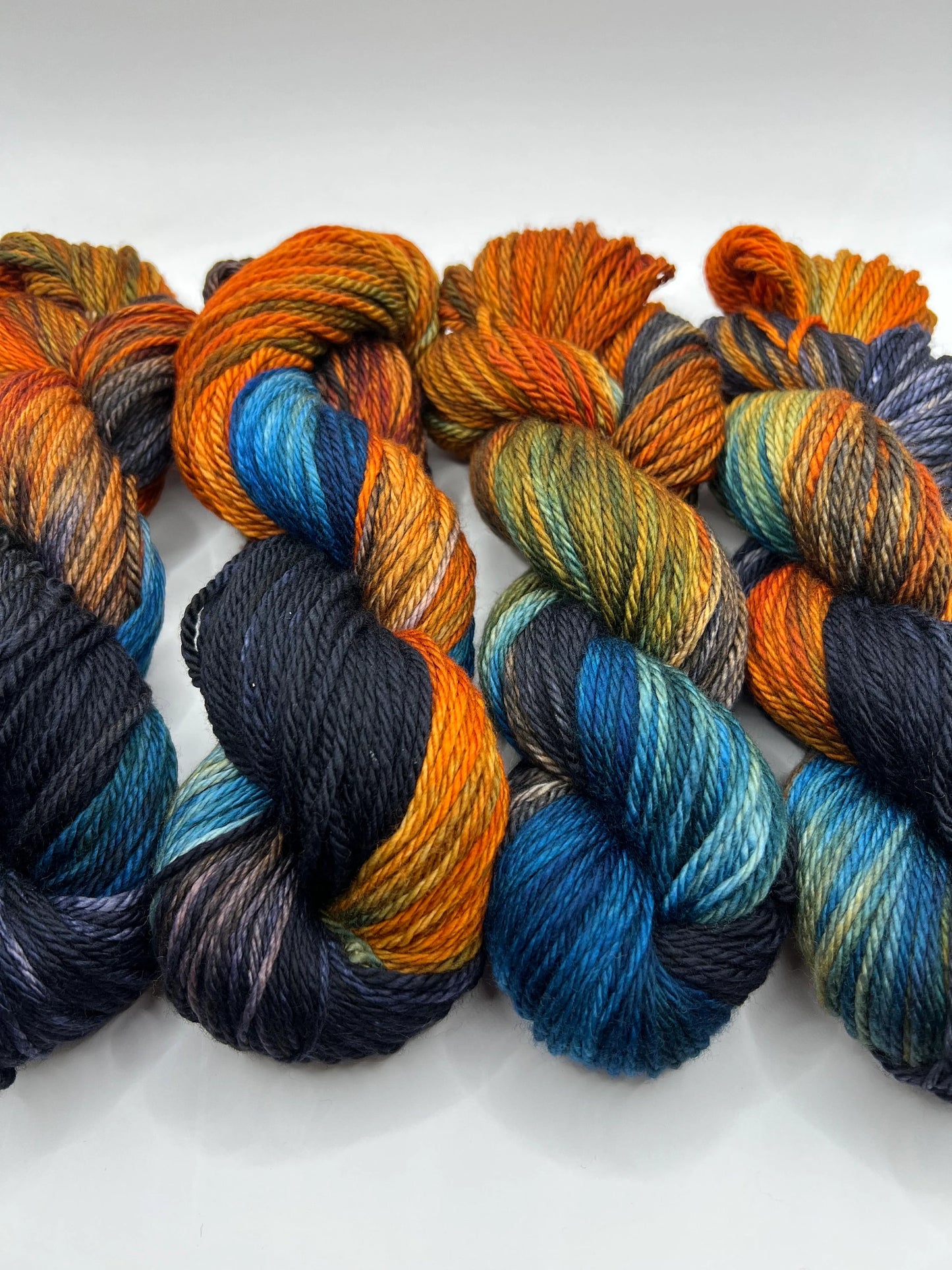 Sunset Blue | Hand Dyed Yarn